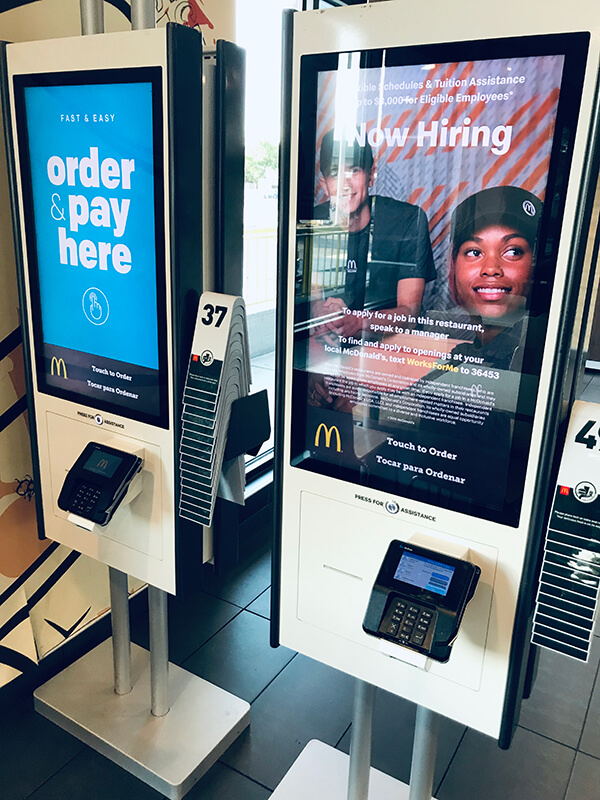McDonald's Self Order Kiosk